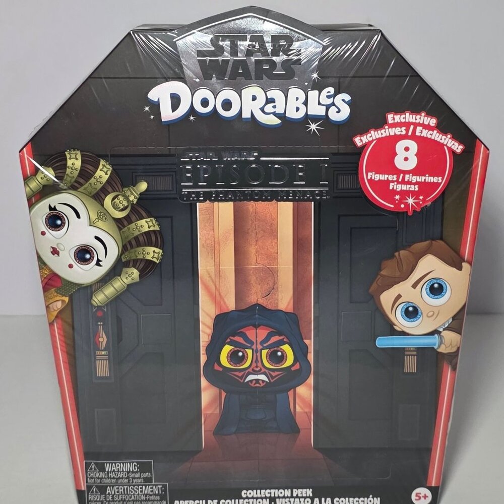 Disney Doorables Star Wars Episode 1 Phantom Menace 8 Piece Set New In Box